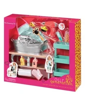 Our Generation Pet Grooming Salon Play Set for 18" Doll Size Toy NEW