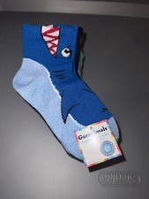 GARANIMALS 6 PAIR BOYS NOVELTY ANKLE SOCKS SIZE 3-5 YEARS NEW