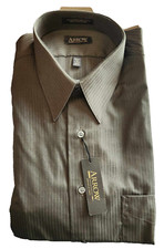 Arrow Men's Wrinkle Free Dress Shirt Size Medium 15 1/2 34/35 Long-Sleeve