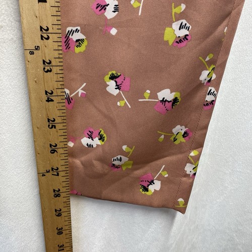 J.Crew Damen-Chinohose Seide hinten elastischer Bund Gr. 6 mauve Blumenmuster Seitentaschen - Bild 9 von 23