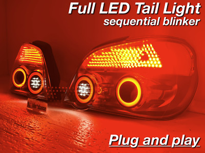 Subaru Impreza GDB GDA 00-07 Voll LED Rücklicht Sequentieller Blinker OEM STI...