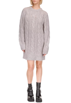chunky cable knit sweater dress ANRABESS Womens Sweater Dress Oversized Cable Knit Chunky Long Sleeve Short  Dresses 2026 Fall Outfits Vacation Winter Clothes Apricot X-Small at Amazon  Women's Clothing store