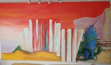 ÖLGEMÄLDE RIESIG - Abstrakt - Bruno Kumbartzki / 280 x 150 cm