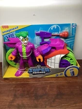 Imaginext DC Super Friends The Joker XL Figure and Laff Cycle Vehicle Playset