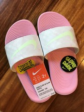 nike kawa slide youth pink