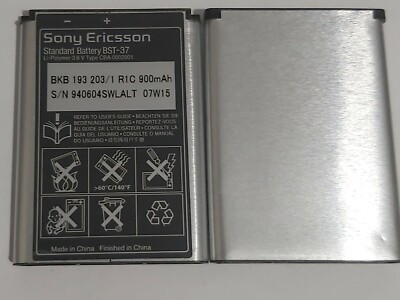 Batteria BST-37 900mAh Per Sony Ericsson W800i W810i K-750i K610i - Foto 12