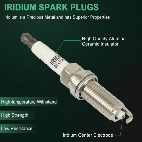 4x Iridium & Platinum Spark Plugs For 2009-2020 Nissan Versa 1.6L L4 - Picture 7 of 8