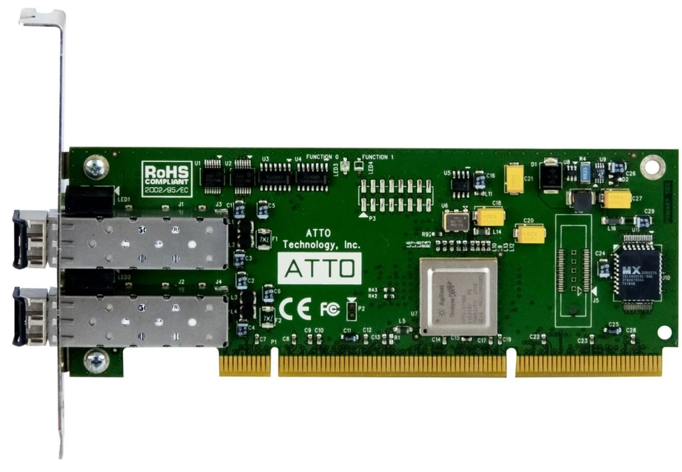 Atto Celerity FC42XS Dual Channel 4GB/s Fibre Channel PCI-X Host Adapter - Image 2 of 2
