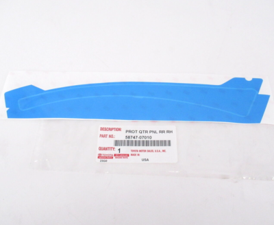 Genuine OEM Toyota 58747-07010 Right Rear Quarter Panel Protector
