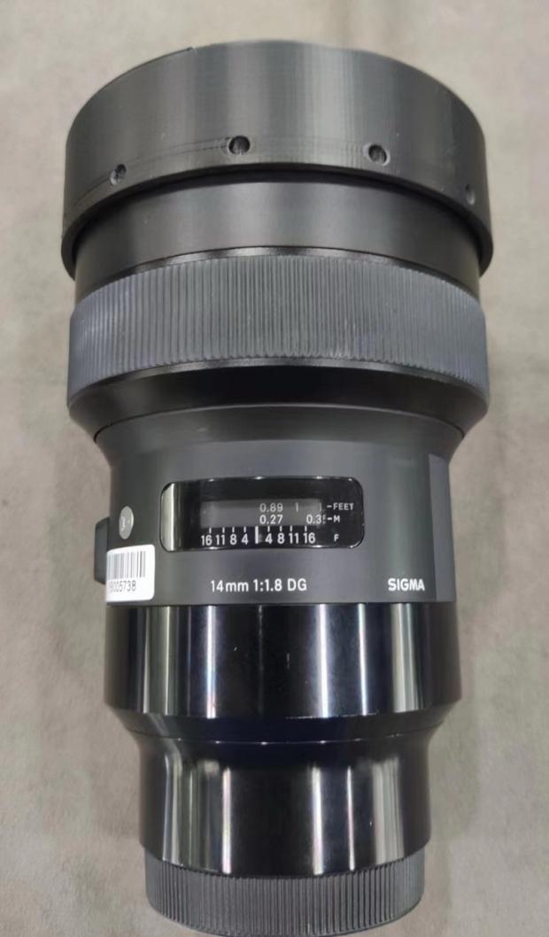 3D Print Soft Rubber Front Lens Cap Protect for SIGMA ART 14mm 1:1.8 DG Lens，