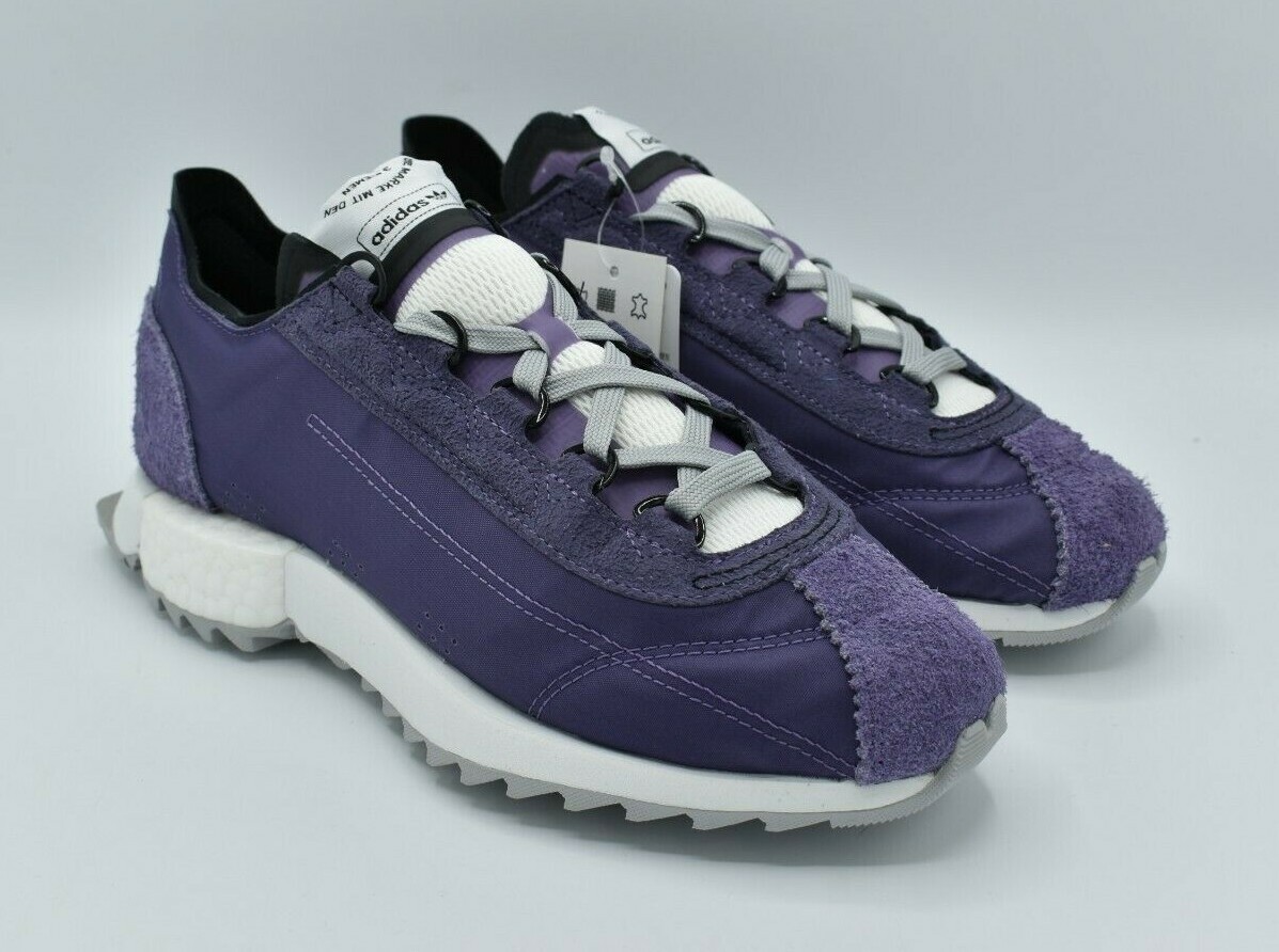 NWB Adidas Originals Womens Size 8.5 SL 7600 W White Black Purple Shoes |  eBay