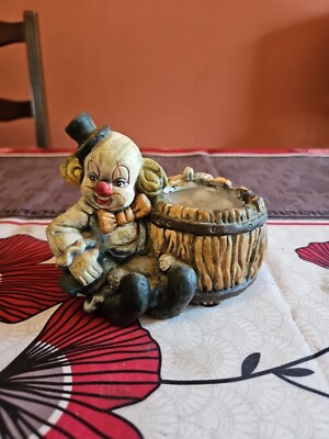Vintage Porzellan Zahnsammler / Kerzenhalter ''Hobo Luwkins Clown'' von...