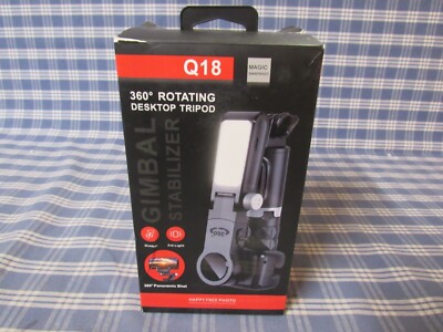Gimbal Stabilizer Handheld Q18 360° Rotation Shooting Mode Tripod FREE SHIPPING.