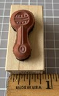Paper Source Sketch Rattle Small Rubber Stamp Welcome New Baby Shower Happy — photo 8