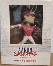 RARE Aaron Sanchez Toronto Blue Jays SGA Bobblehead 2017 Red Jersey BNIB
