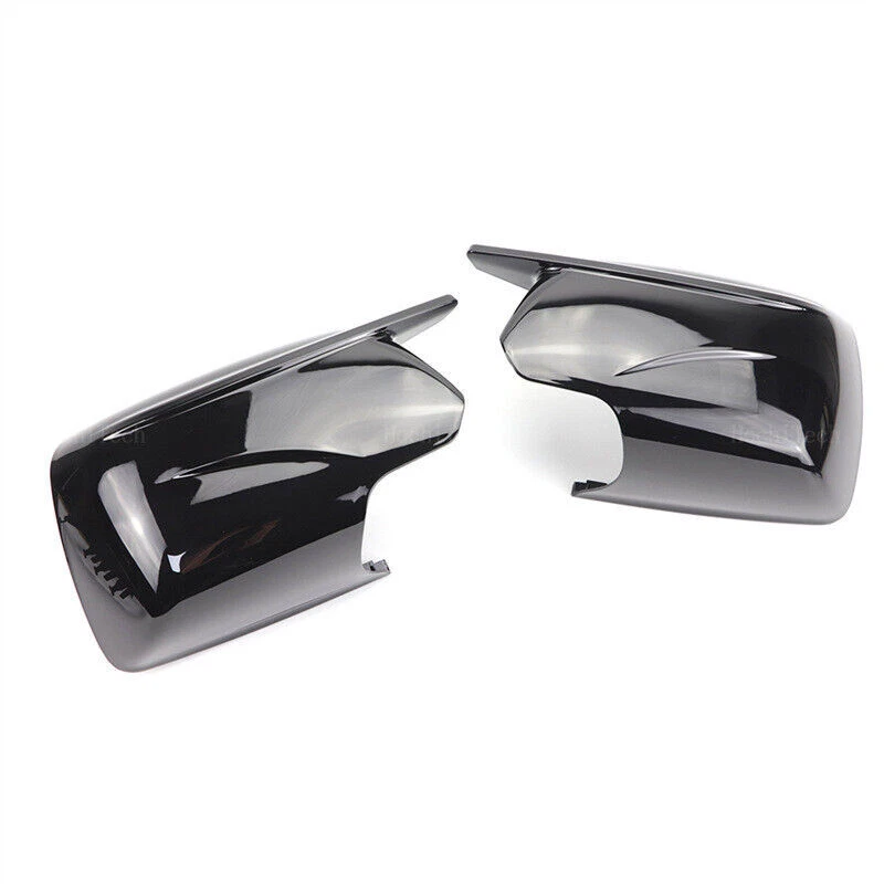 For BMW X3 E83 2003-2010 2x Glossy Black M Look Side Mirror Covers Replacement — 第 3/4 张图片