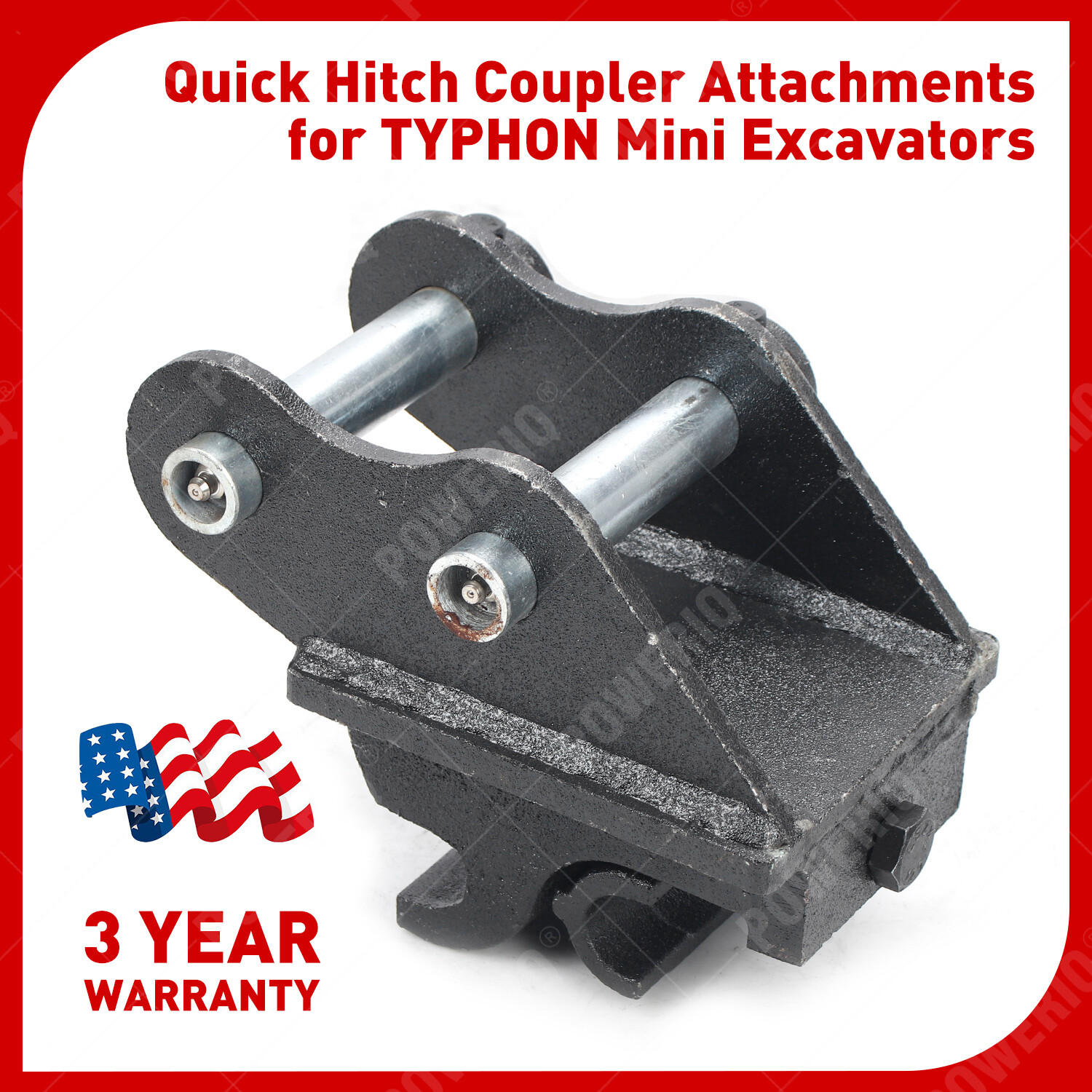 Attachment Quick Hitch Coupler Attachments for TYPHON Mini Excavators Excavator