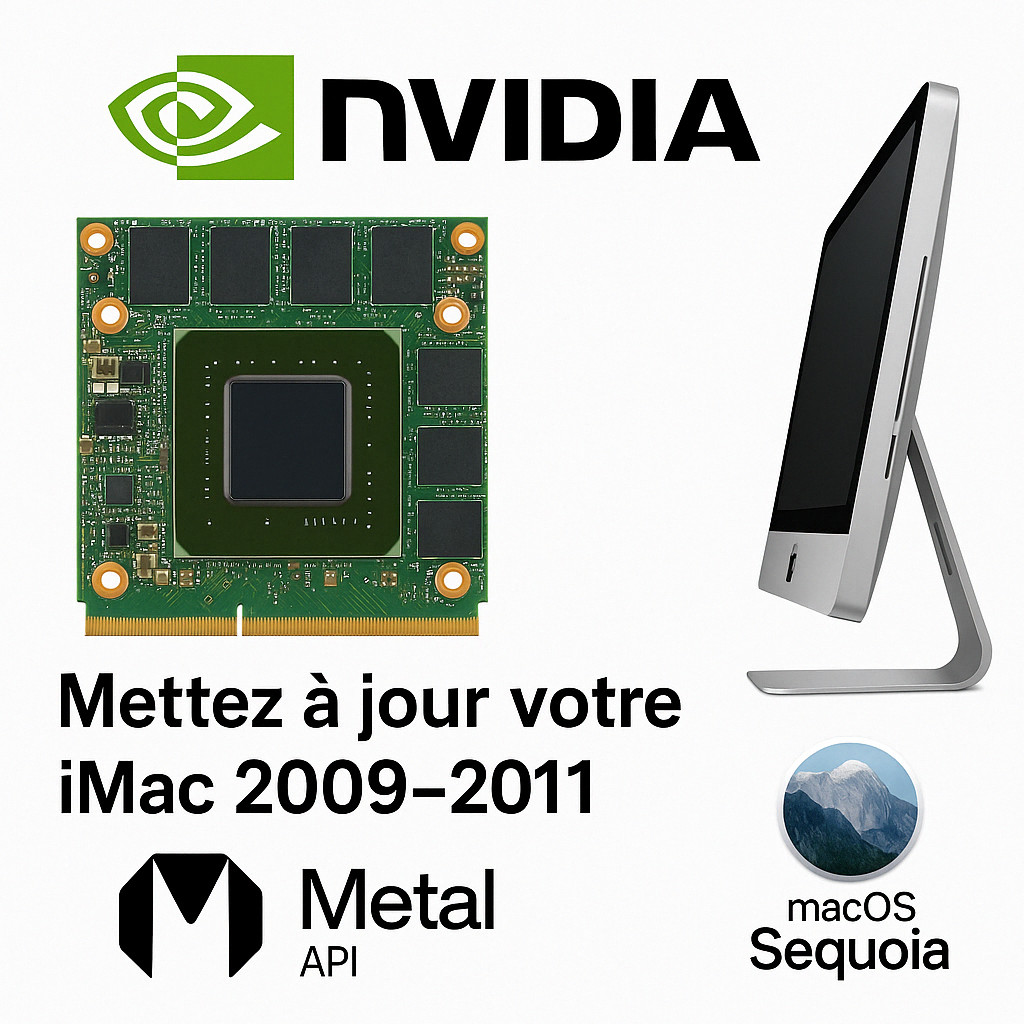 Relancer un iMac 27 pouces 2009 pour la bureautique grâce au GPU Radeon 4850 de secours