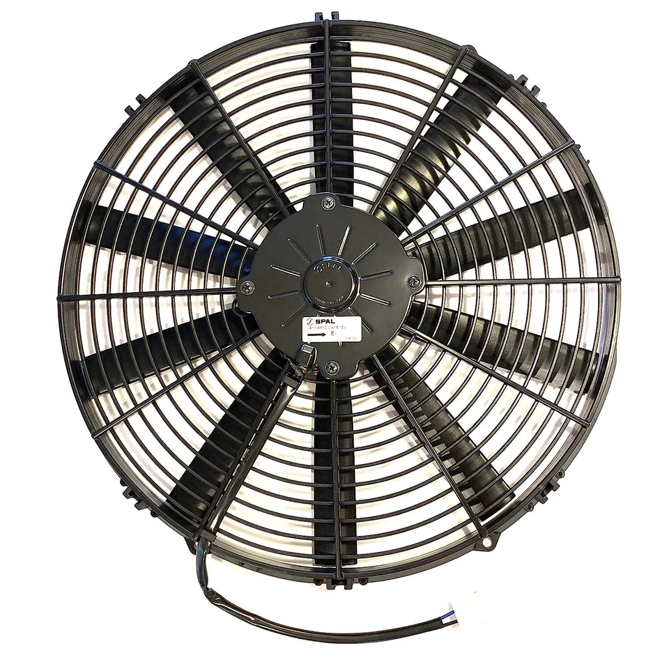 SPAL 30100401 16" 12V Pusher Fan Low Profile 1103 cfm VA18-AP10/C-41S - Изображение 2 из 4