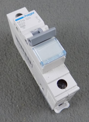 HAGER B6 / C16 / B20 / B32 MCB - 6, 16, 20, & 32 A S/POLE CIRCUIT BREAKERS - NEW - Picture 3 of 12