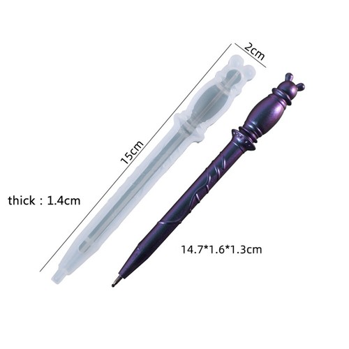 Ballpoint Pen Resin Casting Silicone Mold Magic Wand Stationery Epoxy Craft DIY - Picture 12 of 25