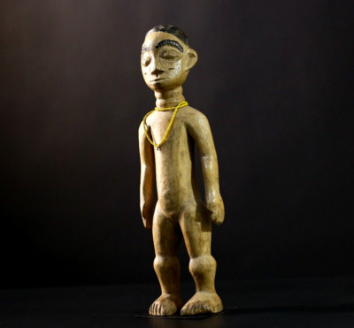 Vintage antike afrikanische traditionelle Figur Igbo Alusi Gottheit Holzkunst...