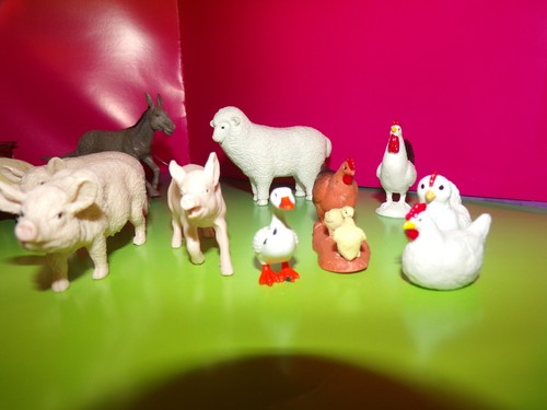 Moose Articulate made in Hong Kong Sheep Donkey Chickens & More Unbranded China - Picture 4 of 9