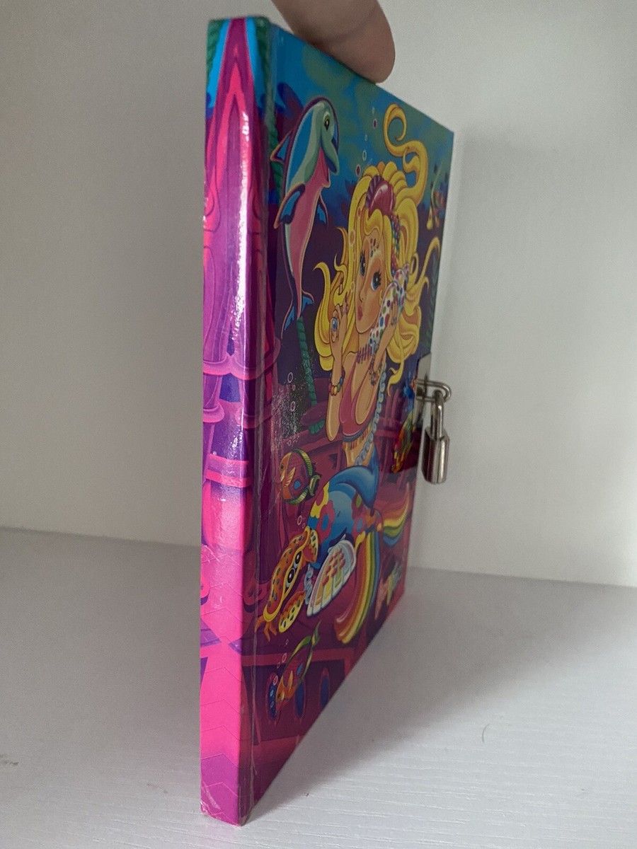 Lisa Frank 鍵付き　シークレット　ノート A お値下げ中　レア Vintage Lisa Frank Mermaid Diary Shelle | eBay
