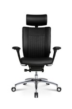 Bürostuhl Drehstuhl Schreibtischstuhl Wagner Titan Limited S Leder schwarz