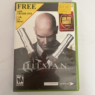 Hitman: Contracts (Microsoft Xbox, 2004) Good Condition