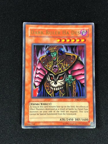 YUGIOH DARK RULER HA DES DB2-EN124 ULTRA HP/CREASES
