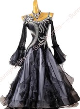 SunnyK Waltz Tango st Dance Dress Salsa Costume Stardard Ballroom Competition