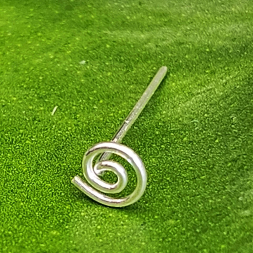 Piercing Nez Om En Argent 925 – 22g (0,6mm) – Bille – Neuf