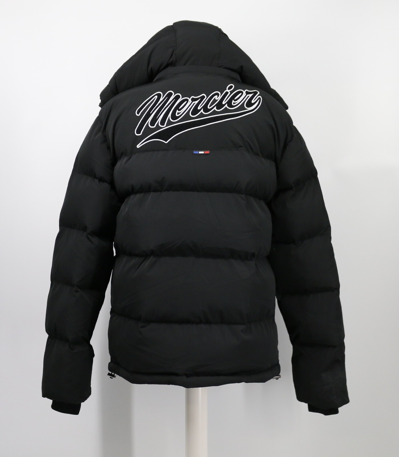 MERCIER ACADEMY VARSITY MENS PUFFER JACKET UK XL BLACK 4080559 RRP £155