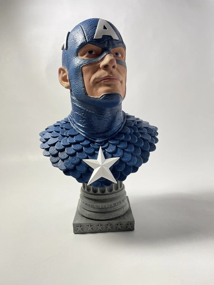 Busto de resina Capitán América escala 1/2 edición limitada Foto 2 de 4