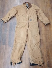 WALLS Work Wear Beige Canvas OVERALLS Mens Large Regular 42-44 Chest NICE Shape