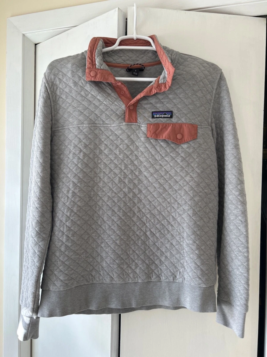 patagonia quilted sweatshirt womens size small eBay