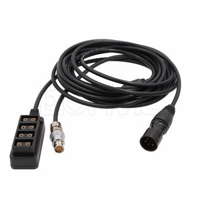 Phantom VEO 640S 990S Camera XLR D-tap Power Splitter Cable to Fischer 12-pin