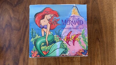 1992 Pro Set Disney's Little Mermaid Movie Cards Empty Display Box