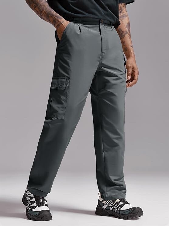 Runcati Mens XL Tactical Pants Hiking Cargo Military Outdoor