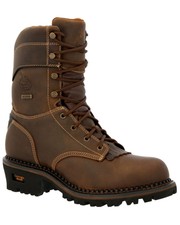 Georgia Boot Men's 9" Amp Lt Logger Insulated Waterproof Work Composite Toe