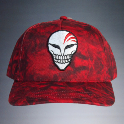 BLEACH EMROIDERED HOLLOW MASK ICHIGO THOUSAND YEAR BLOOD SNAPBACK BASEBALL CAP