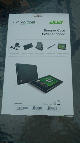 Acer Iconia Tab A500 SERIES Bumper Case - full kit -Brand New - Picture 3 of 7
