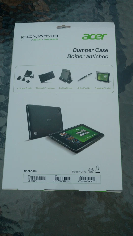 Acer Iconia Tab A500 SERIES Bumper Case - full kit -Brand New - Image 3 of 4