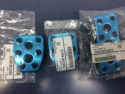 #ad Subaru Clutch amp; Brake amp; Gas Aluminum Pedal Kit STI WRX Legacy Forester Impreza $128.84