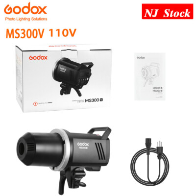 US Godox MS300-V 110V Bowens LED Compact Studio Flash Lighting Strobe Monolight