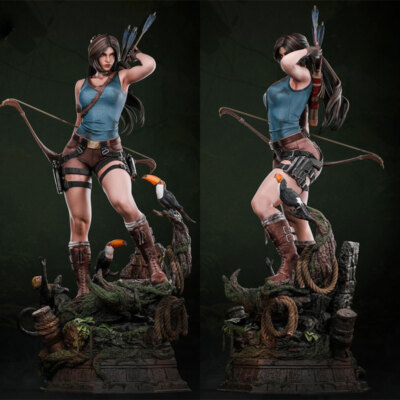 1/6 38cm Lara Croft 3D print figure Model Kit Unpainted