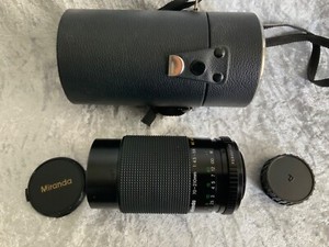 VGC-MIRANDA-MC MACRO LENS 70-210mm-f4.5-56- FILTER-CAPS-Japan-TUBE CASE-STRAP
