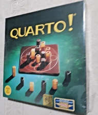 Quarto Board Game by GiGamic Wood New Sealed 1993 Made In USA MENSA SELECT