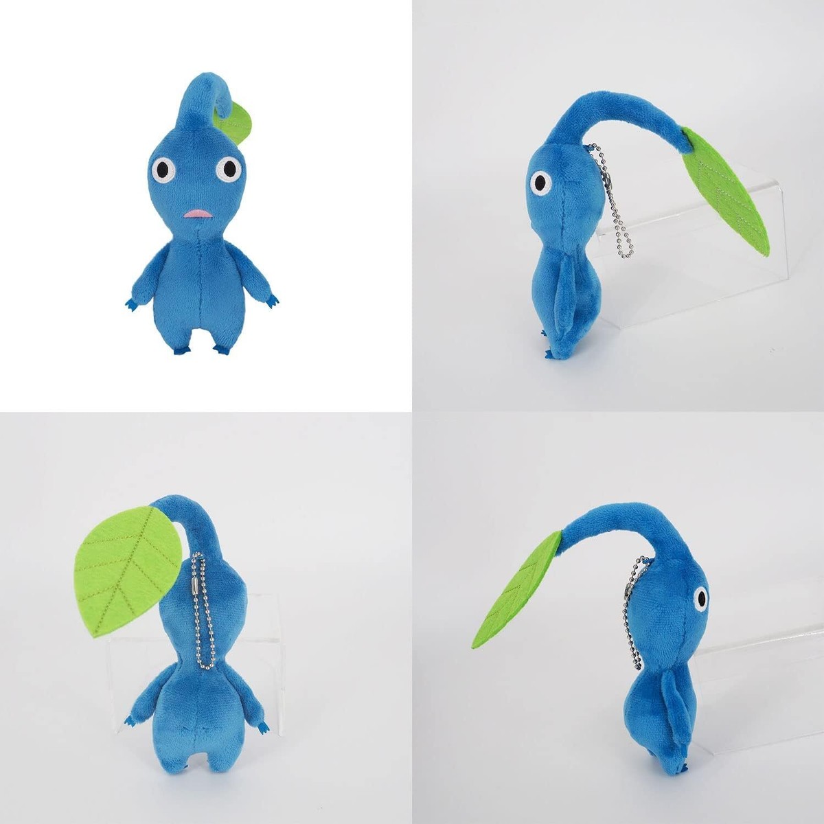 Complete 6 BOX Pikmin Red Blue Yellow Key Chain Plush Doll